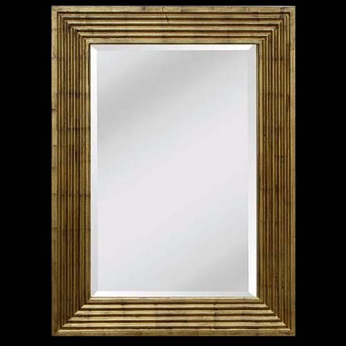 Country Gold Frame With Bevel Mirror